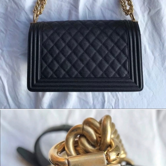 SCAMMER Allert - Chanel Boy Bag Black Caviar - Picture 6 of 6